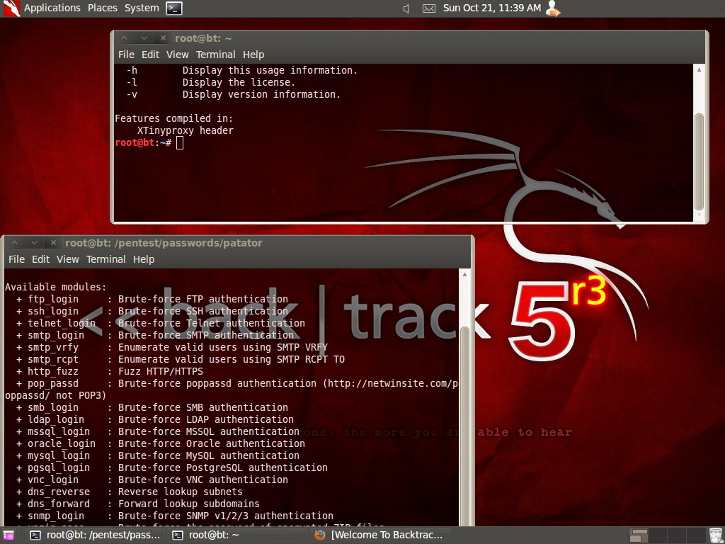 backtrack 5 r1 kernel version